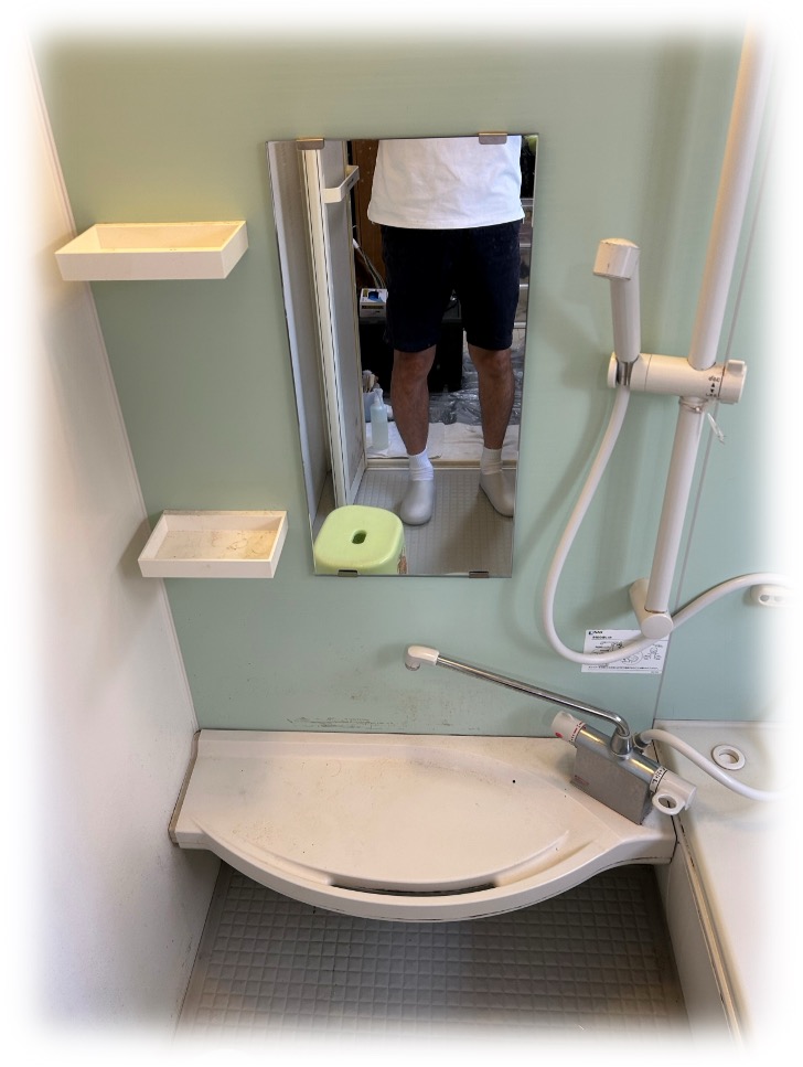 カウンターまわり清掃前