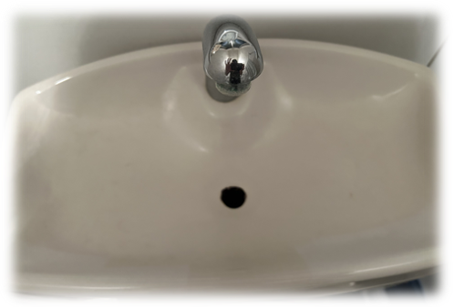 タンク蓋・手洗吐水口清掃前